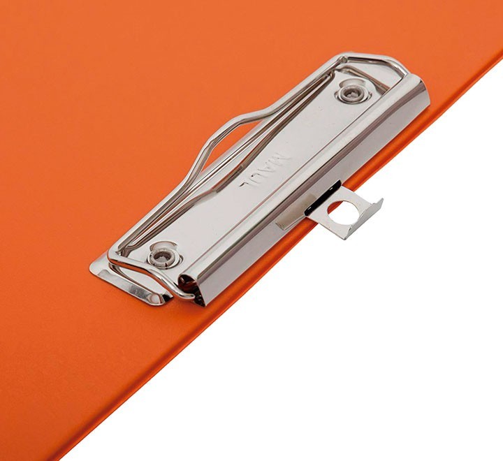 soporte maul c/pinza sup. a4 naranja