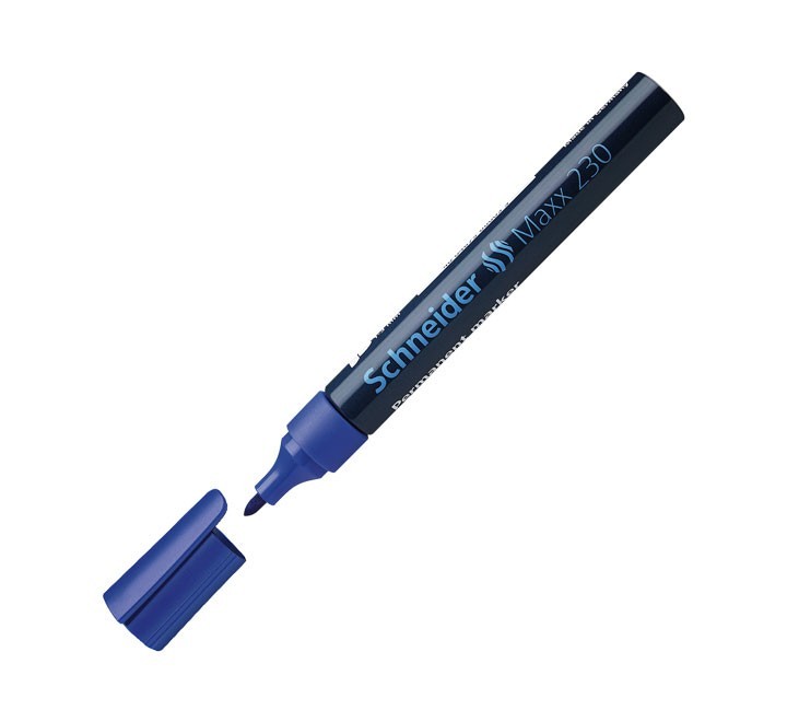 marcador perm. schneider maxx 230 azul 123003