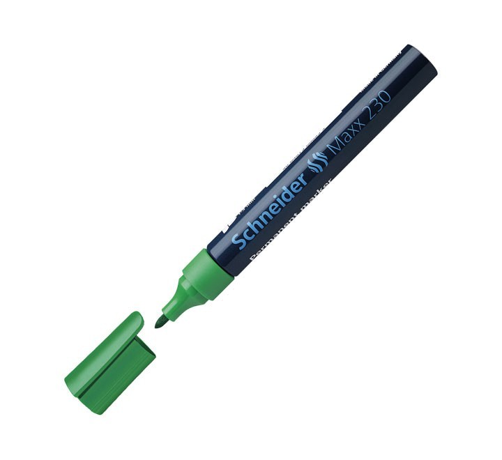 marcador perm. schneider maxx 230 verde 123004