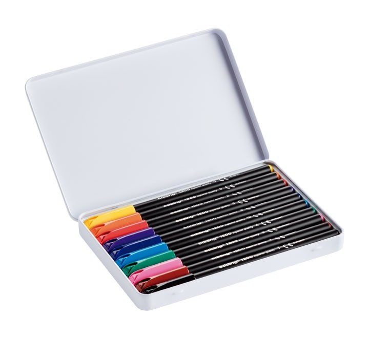 est. 10 rotulad. edding 1200 pta fina 1 stdo