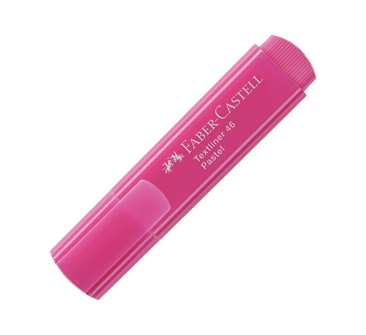 fluor faber castell textliner 1546 pastel rosa
