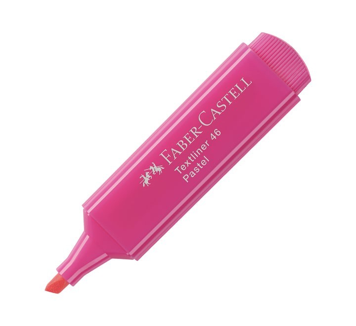 fluor faber castell textliner 1546 pastel rosa