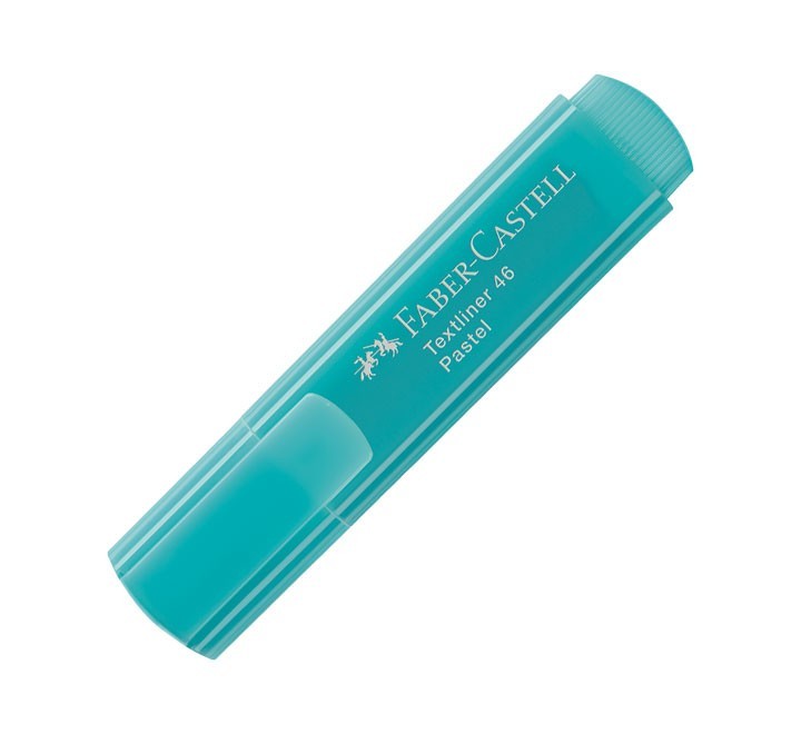 fluor faber castell textliner 1546 pastel turquesa