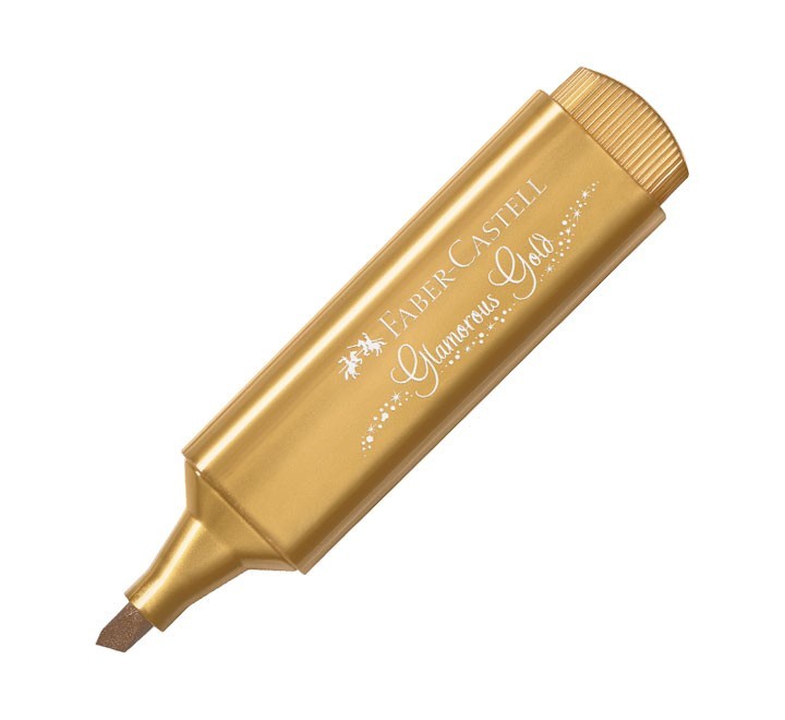 fluor faber castell textliner 1546 metal oro