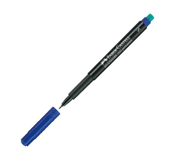 rotulador multimark faber castell 0.4mm s azul