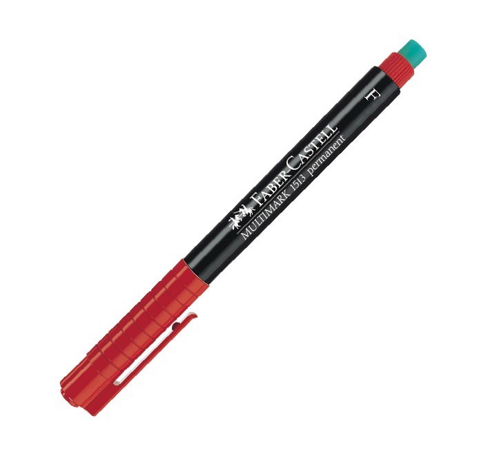 rotulador multimark faber castell 0.6mm f rojo