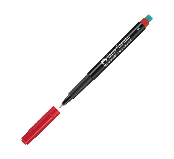 rotulador multimark faber castell 0.6mm f rojo