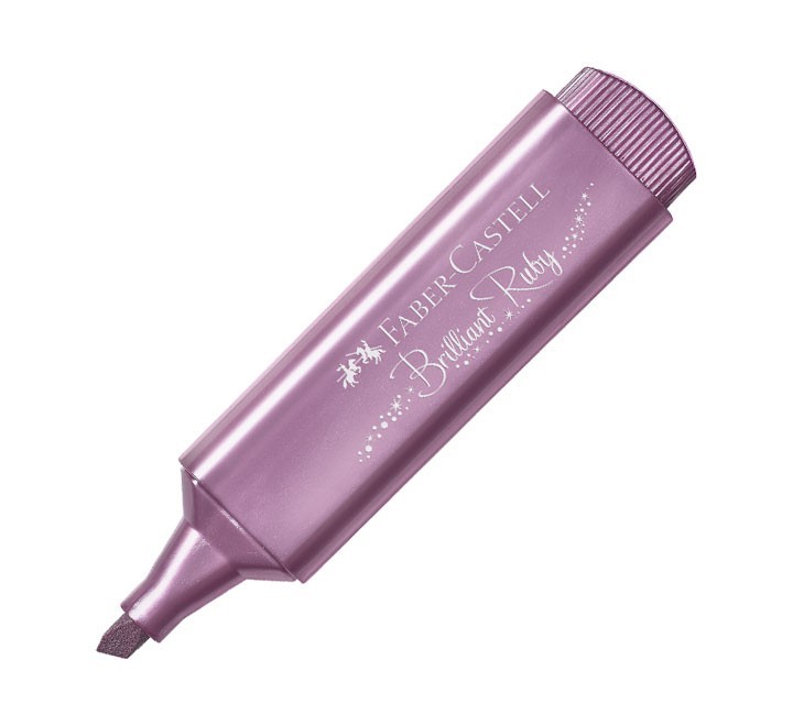 fluor faber castell textliner 1546 metal rubi