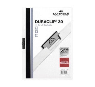 carp pinza durable duraclip 30h a4 blanco
