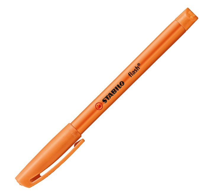 marcad. fluor stabilo flash 1-4mm naranja