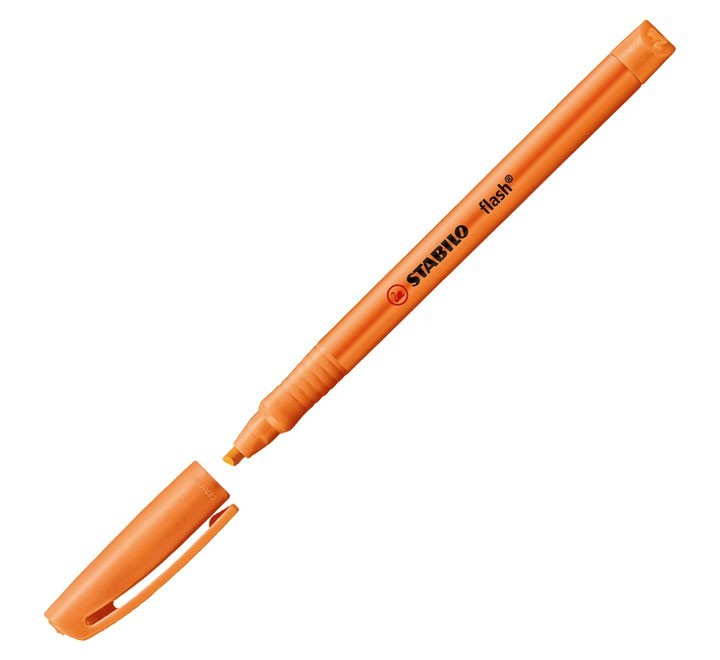 marcad. fluor stabilo flash 1-4mm naranja