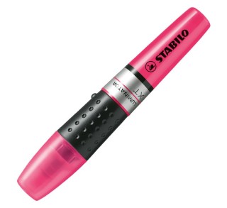 marcador fluor. stabilo luminator rosa