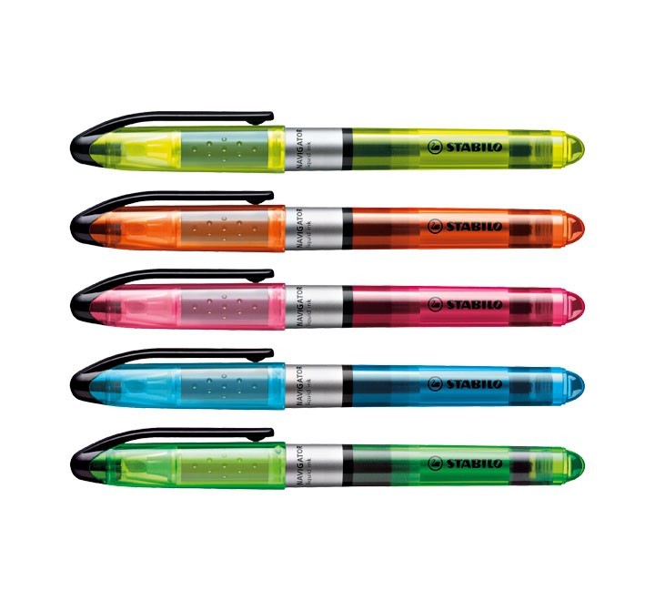 marcador fluor stabilo navigator 545/31 azul