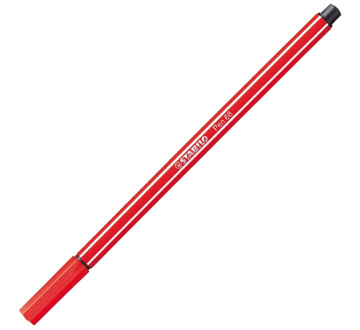 rotulador stabilo pen 68 1mm rojo carmin 68/48