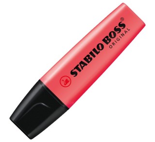 marcad. fluor. stabilo boss rojo 70/40