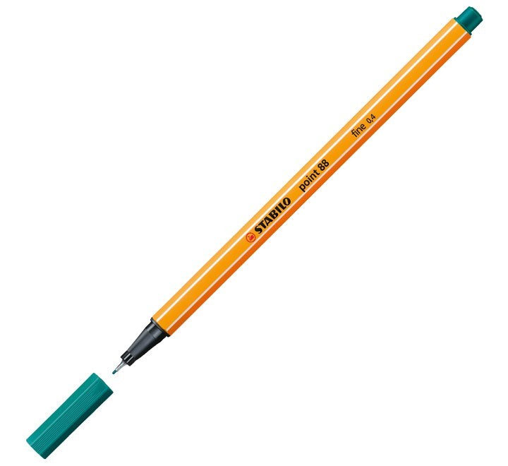 rotulador stabilo point 88 0.4mm turquesa