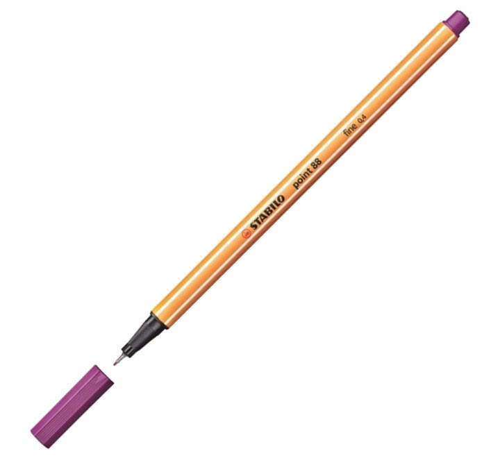rotulador stabilo point 88 0.4mm rosa osc