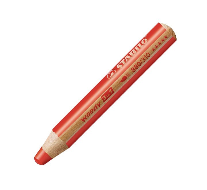 est. 6u lapices stabilo woody 3en1+saca. stdo