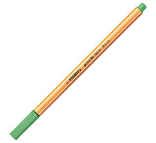 rotulador stabilo point 88 0.4mm verde neon