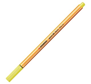 rotulador stabilo point 88 0.4mm amar neon