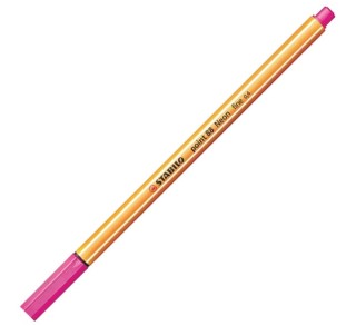 rotulador stabilo point 88 0.4mm rosa neon