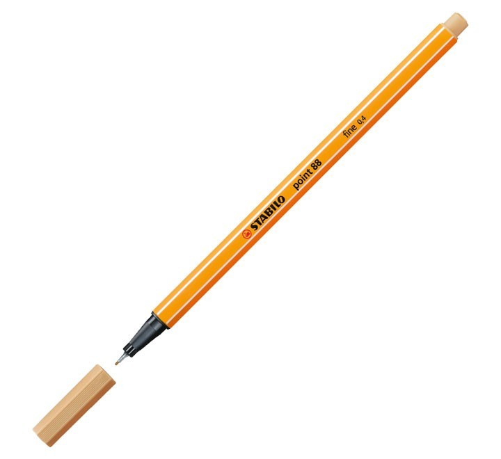 rotulador stabilo point 88 0.4mm ocre claro 88/88