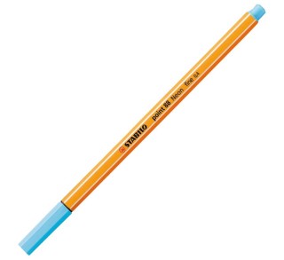 rotulador stabilo point 88 0.4mm az neon 88/031