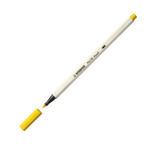 rotulador stabilo pen 68 brush 44 amarillo