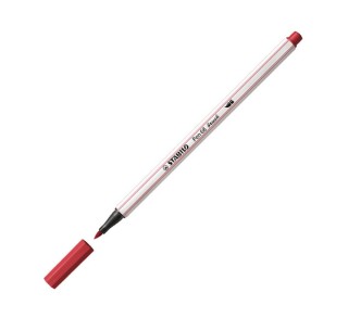 rotulador stabilo pen 68 brush 50 rojo oscuro