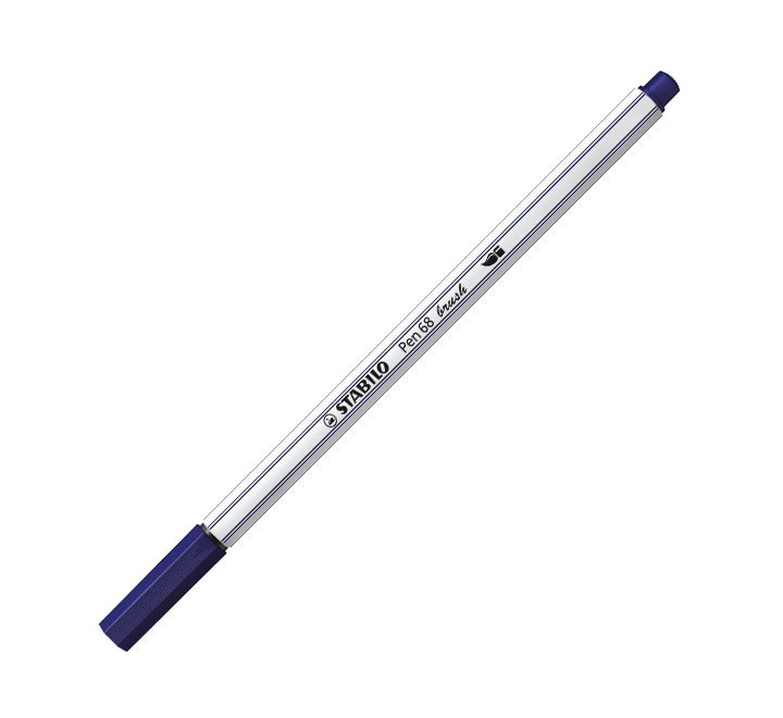 rotulador stabilo pen 68 brush 22 azul prusia