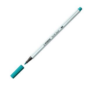 rotulador stabilo pen 68 brush 51 azul turquesa