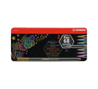 c. metal 8 rotu. stabilo pen 68 metallic stdo