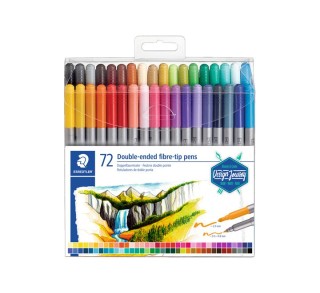 est. 72 rotulad. staedtler doble punta 3200 stdo