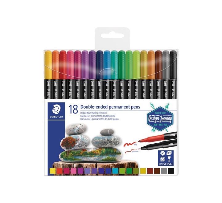 est. 18 rot. staedtler perman. dob punta 3187