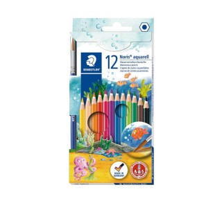 c.12 lapices staedtler noris aquarell 144 10