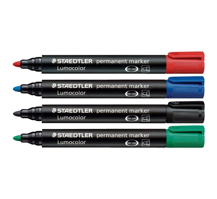 est. 4 marcad. perm staedtler lumocolor stdo