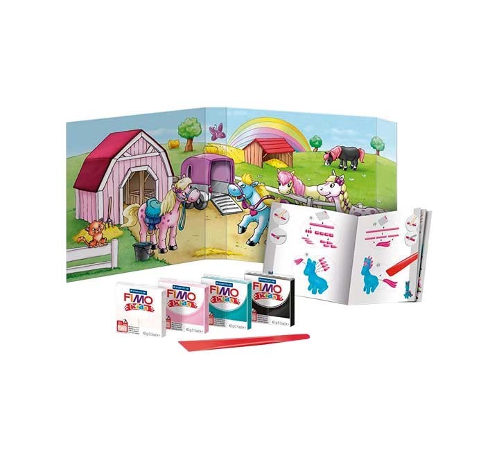 kit pasta fimo staedtler 4x42gr niv.2 pony