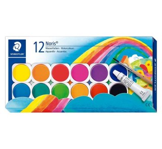 estuche 12 pastillas acuarelas staedtler 888nc12