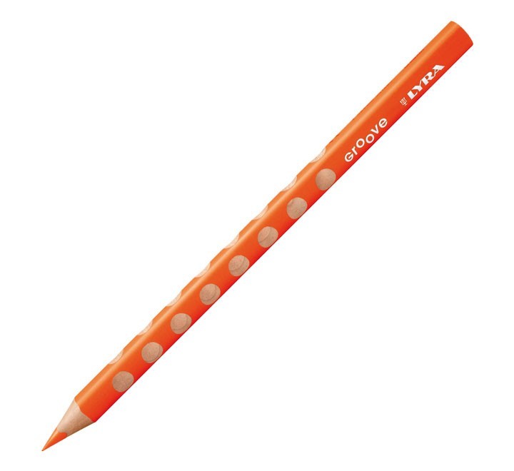 c.12 lapices lyra groove 3810013 naranja