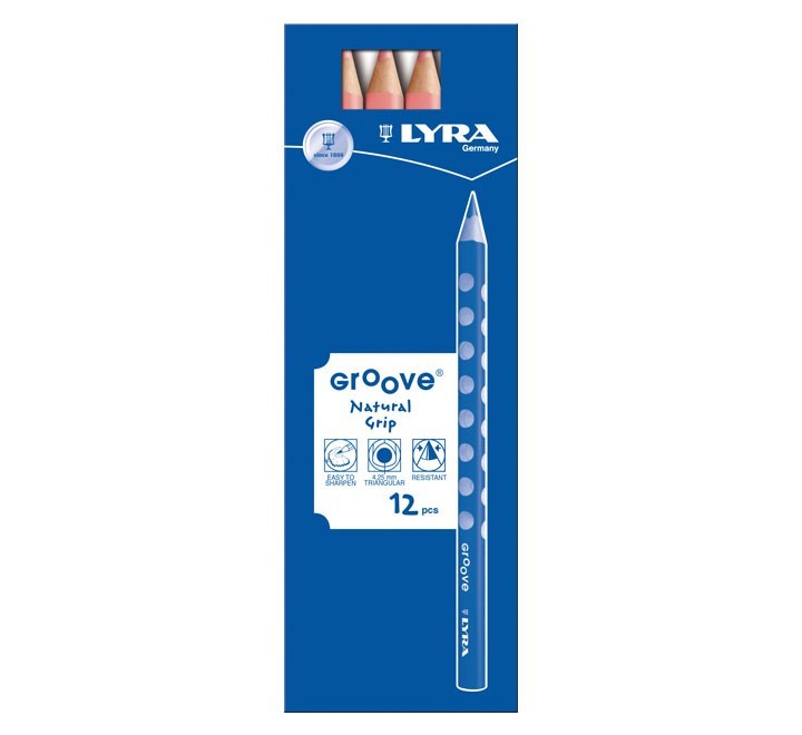c.12 lapices lyra groove 3810029 rosa