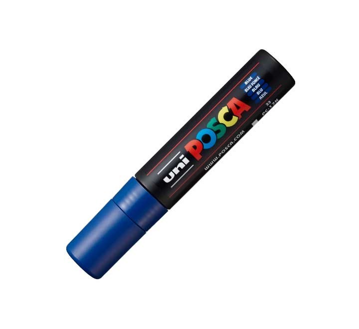 marcador uniball posca pc17k 15mm azul