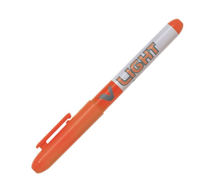 marcad. fluor pilot v-light naranja