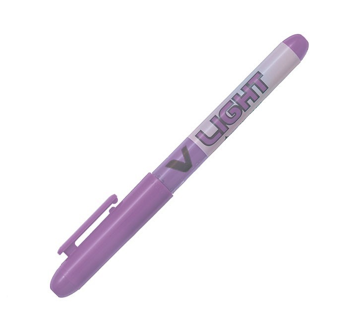 marcad. fluor pilot v-light violeta