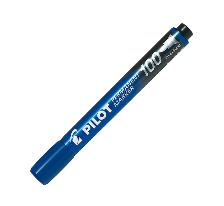 marc. permanente pilot sca-100 p/conica azul