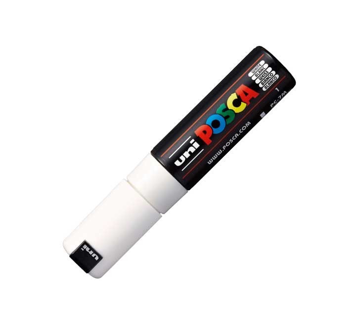 marcador uniball posca pc7m 4.5-5.5mm blanco