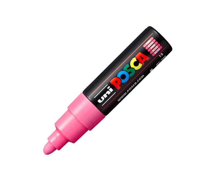 marcador uniball posca pc7m 4.5-5.5mm rosa