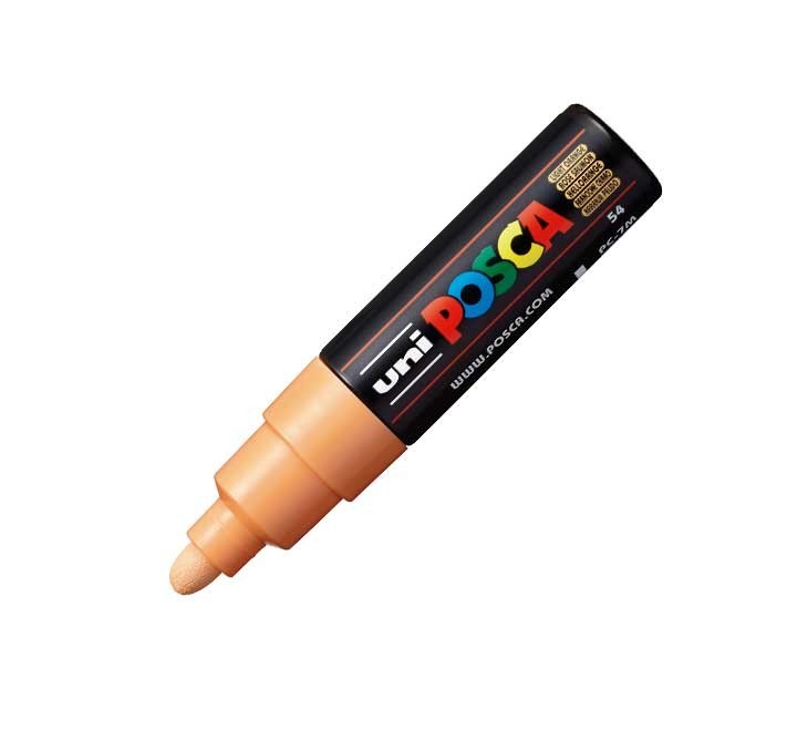 marcador uniball posca pc7m 4.5-5.5mm naranja cl