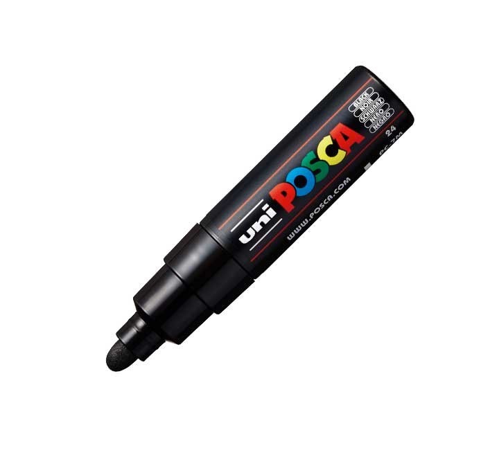 marcador uniball posca pc7m 4.5-5.5mm negro