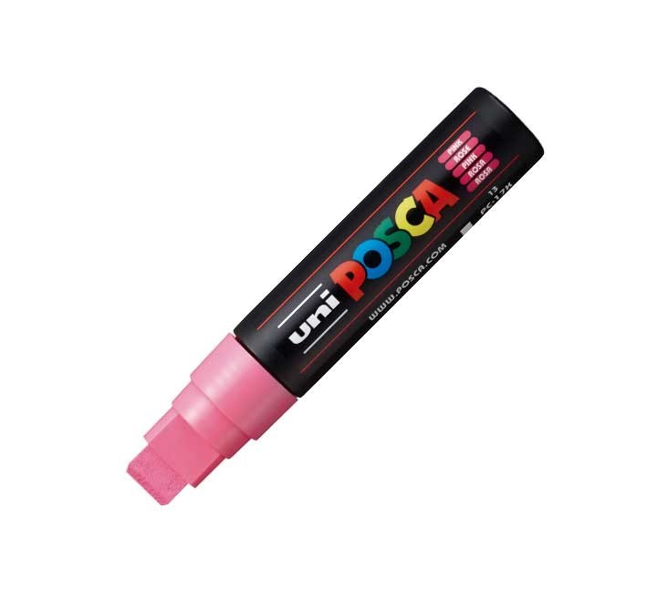 marcador uniball posca pc17k 15mm rosa