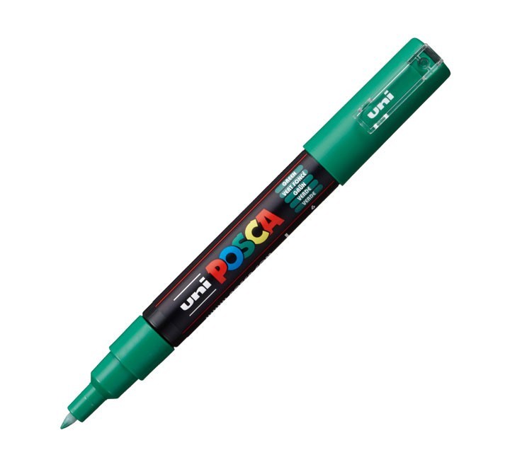 rotulador uni-ball posca pc1m 0.7 verde